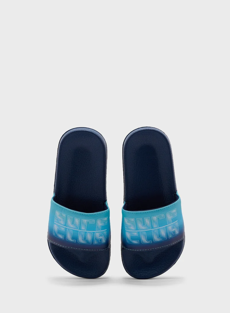 mothercare Surf Club Slider Sandals