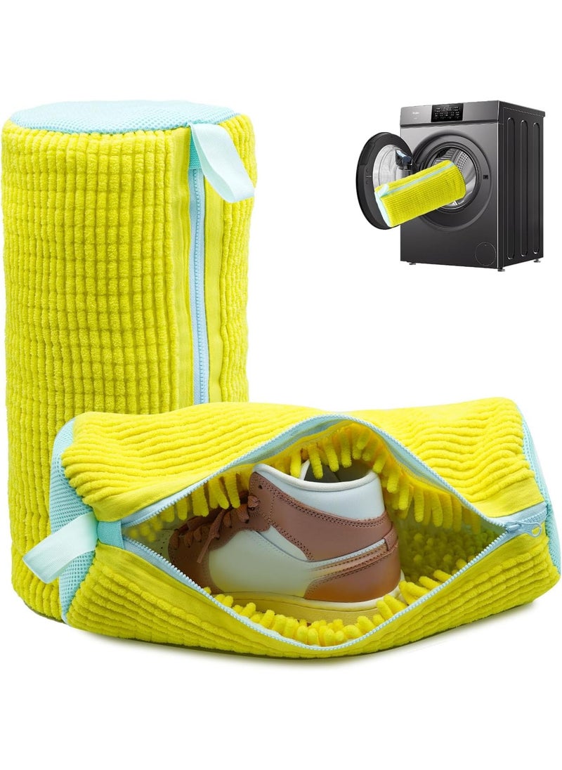 Finzatik Finzatik Mesh Laundry Bags Shoe Washing Machine Bag 1000 Bristles Cleaning Shoe Bag for Washing Machine Shoe Washing Machine Bag Sneaker Cleaning Laundry Reusable Shoe Bag for Washer and Dryer  - Image 1