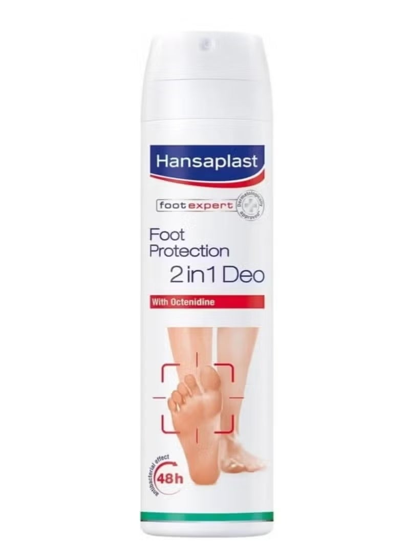 Hansaplast 2-in-1 Antibacterial Foot Protection Spray 150ml