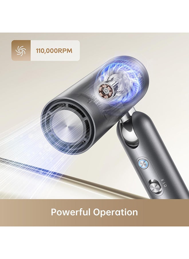 Dreame Dreame Pocket High Speed Hair Dryer, 3 Folding Shapes, 300g, 110,000 rpm Motor, 57°C Constant Temperature, 40 Seconds Drying, AHD51-GOLD  - Image 4
