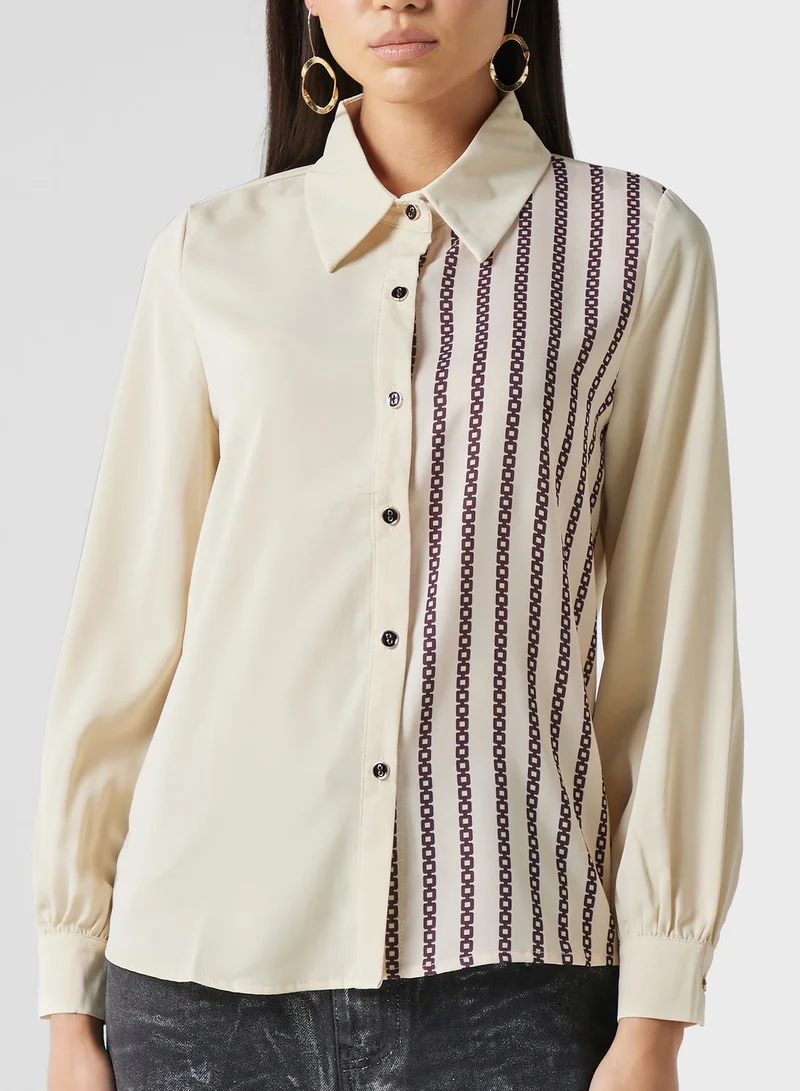 ELLA Striped Button Down Shirt