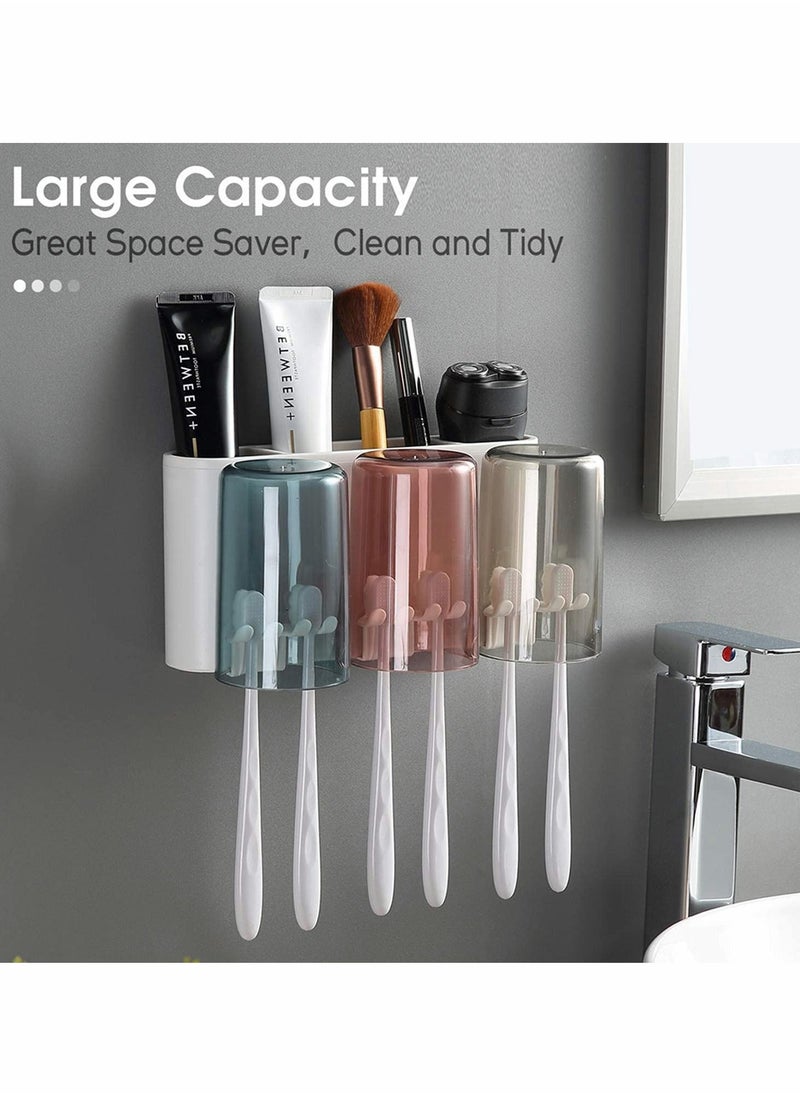 Y&D - Toothbrush Holder, Wall-Mounted Kids Favorite Wall Mounted Family Set, Eco-Friendly Mighty Holder for or Dormitory - Image 1