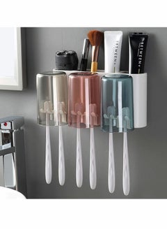 Toothbrush Holder, Wall-Mounted Kids Favorite Wall Mounted Family Set, Eco-Friendly Mighty Holder for or Dormitory