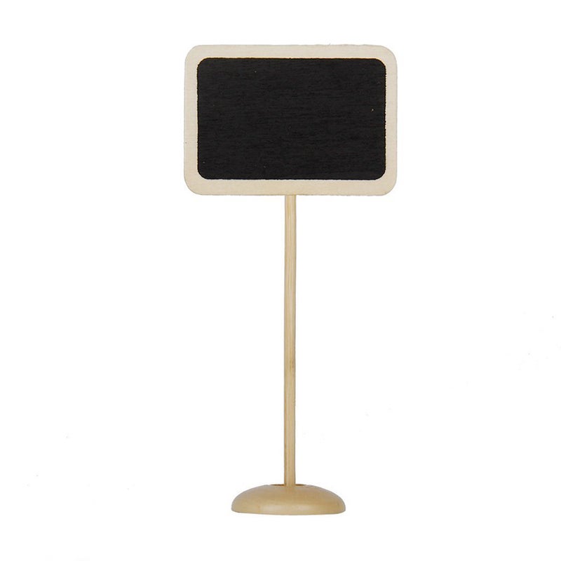 10pcs Children Mini Blackboard Chalkboard Wordpad Message Board with Holder Base for Wedding or Home Decoration - Image 5