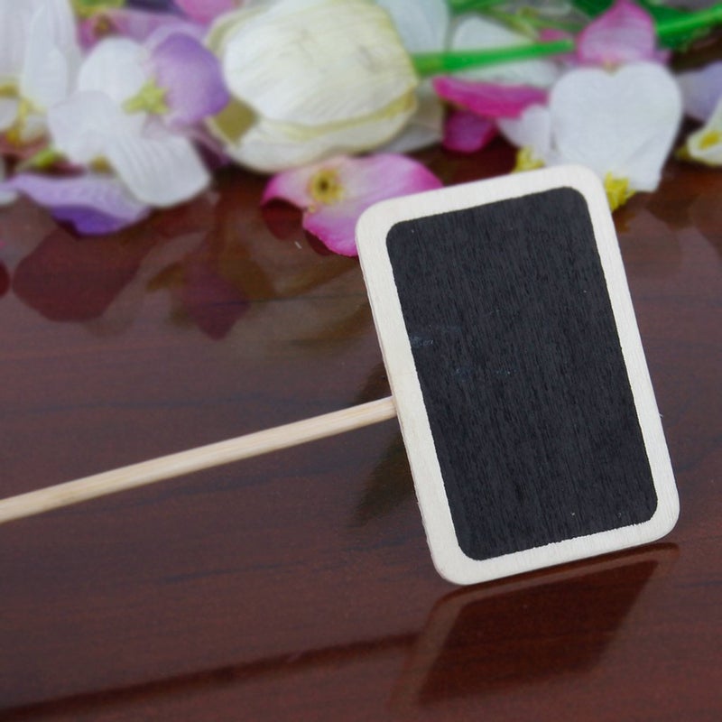 10pcs Children Mini Blackboard Chalkboard Wordpad Message Board with Holder Base for Wedding or Home Decoration - Image 3
