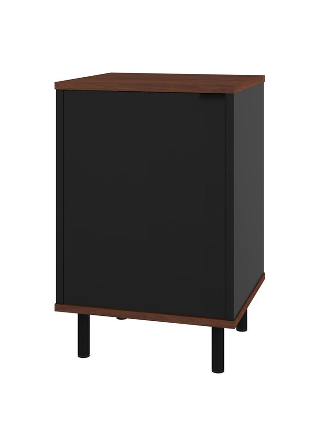 Home Box Side Table - Mdp 15Mm Color Black/Nutbrown 36 x 38 x 57.5 cm  - Image 3