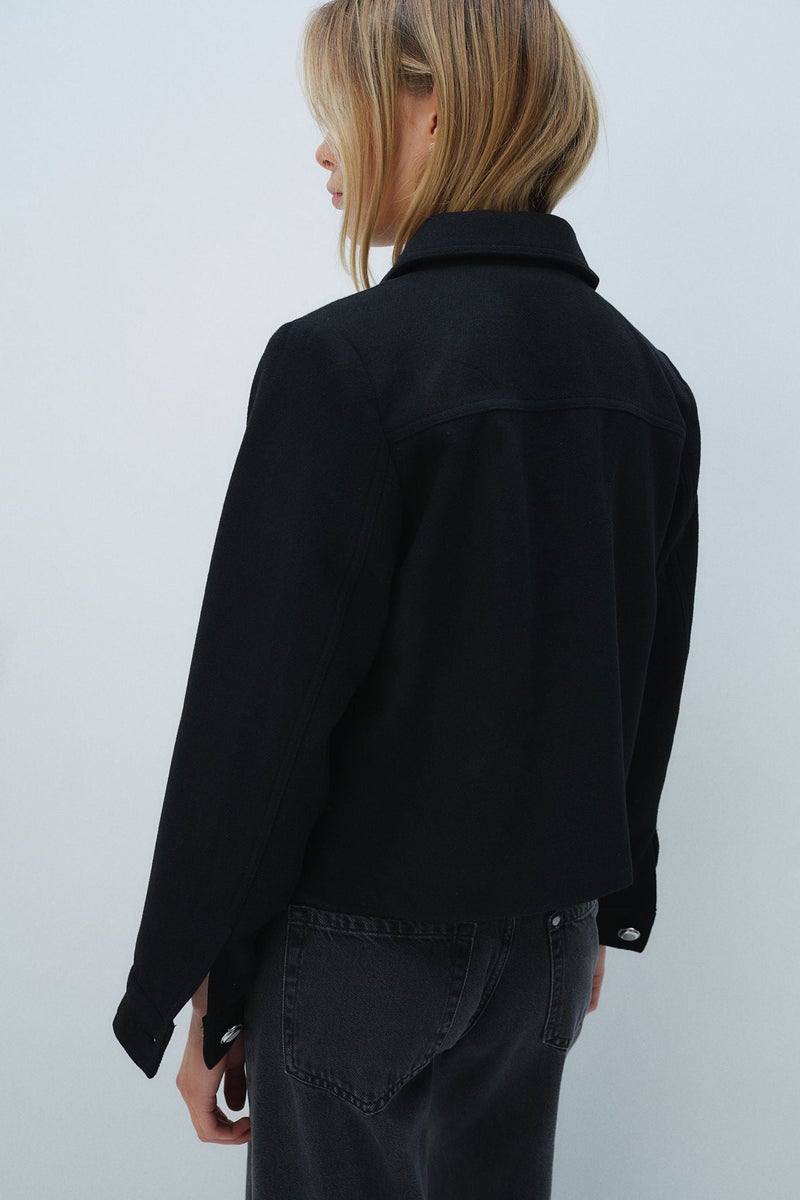 H&M Brushed-Finish Jacket  - Image 2