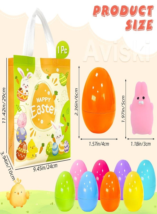 Aviski 32Pcs Easter Surprise Eggs with Cute Mochi Squishy Toys Premium for Easter Theme Party Favors, Supplies for Easter Egg Hunt, Basket Stuffers/Fillers, Classroom Prize Supplies Toddler Boys Girls - Image 3