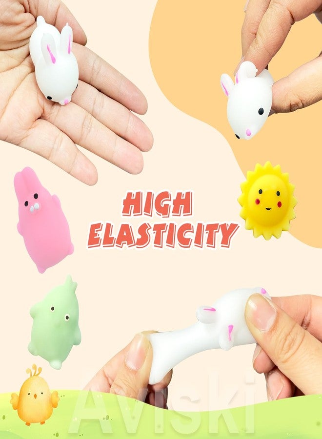 Aviski 32Pcs Easter Surprise Eggs with Cute Mochi Squishy Toys Premium for Easter Theme Party Favors, Supplies for Easter Egg Hunt, Basket Stuffers/Fillers, Classroom Prize Supplies Toddler Boys Girls - Image 5