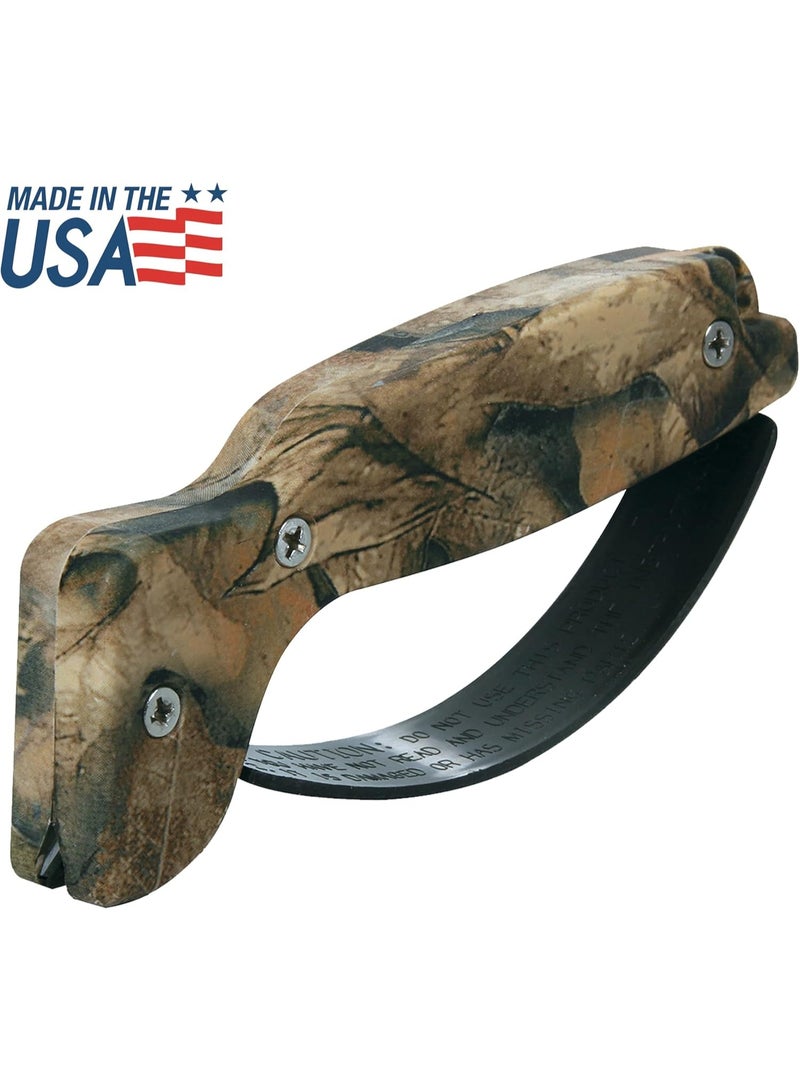 AccuSharp Knife Sharpener, Ergonomic Comfortable Handle, Compact & Easy to Use, Restore and Hone Straight & Serrated Knives, Camo - Image 3