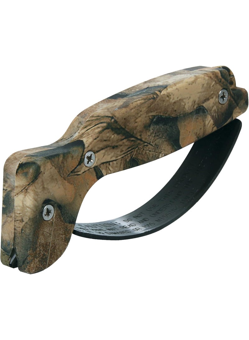 AccuSharp Knife Sharpener, Ergonomic Comfortable Handle, Compact & Easy to Use, Restore and Hone Straight & Serrated Knives, Camo - Image 1