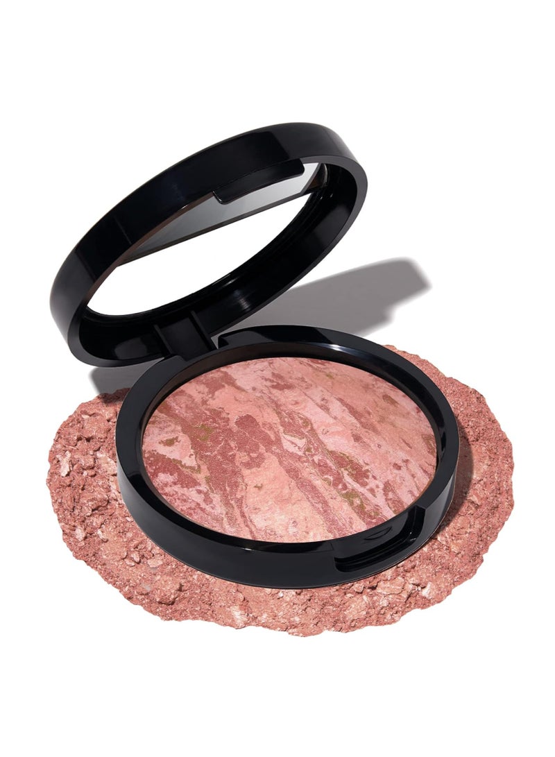 LAURA GELLER NEW YORK Baked Blush n Bronze Marbleized 2 in 1 Sculpting Bronzer Blush Rose Bronze Contour Face with a Radiant Flush - Image 1