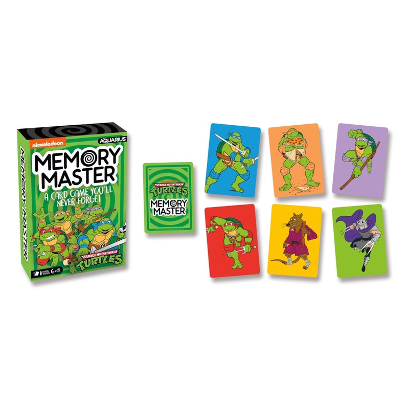Aquarius Teenage Mutant Ninja Turtles Memory Master Card Game Fun Family Party Game for Kids Teens Adults Entertaining Game Night Gift Officially Licensed TMNT Merchandise - Image 3