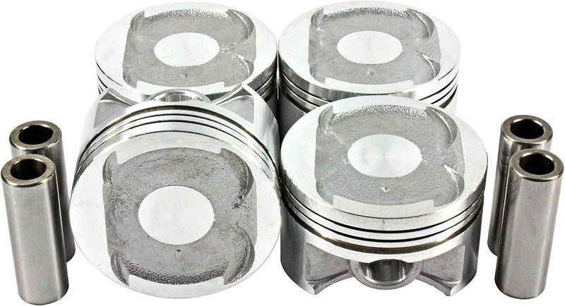 DNJ P297.40 Oversize Piston Set for 1996-2000 Honda Civic Civic del Sol 1.6L L4 16V SOHC 1588cc - Image 2