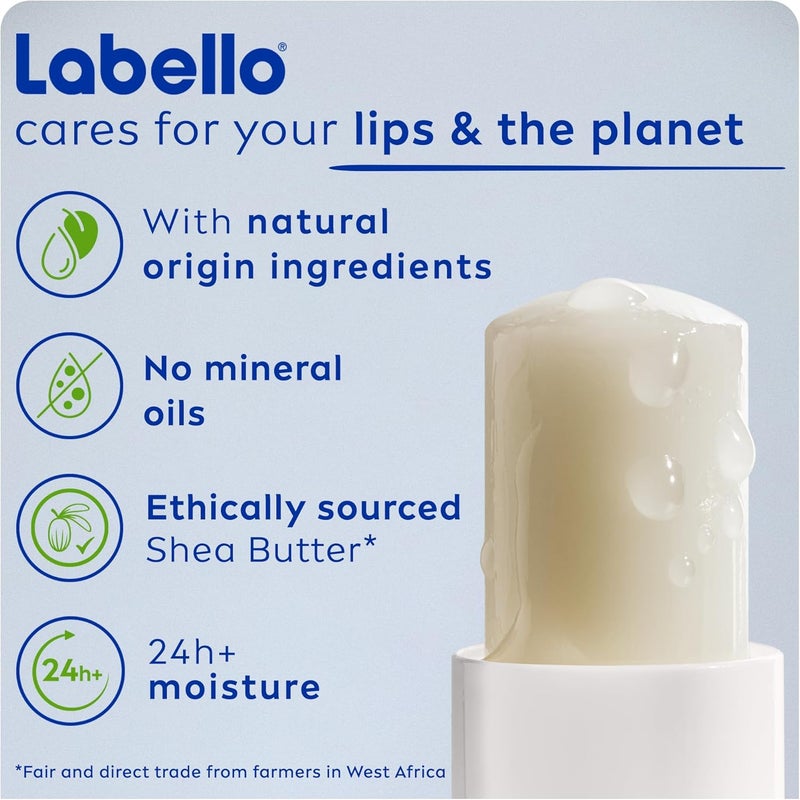 مرطب شفاه Labello Lip Care المرطب للرجال Active، 3 × 4.8 غرام - Image 5