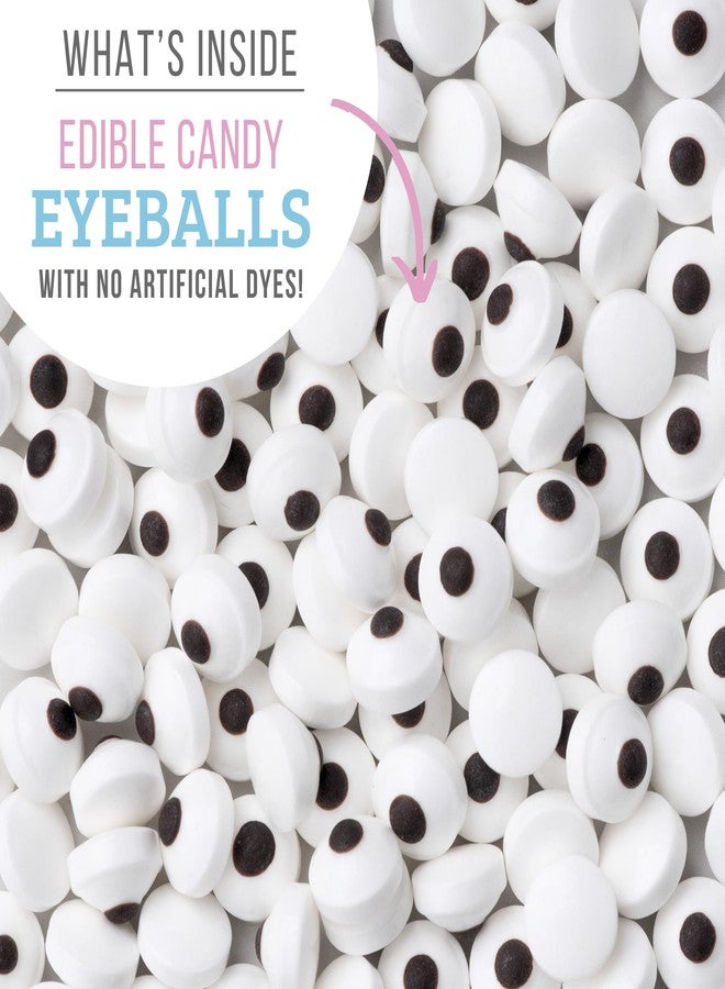 Sweets Indeed Dye-Free Candy Eyeball Sprinkles, 2.92 oz | Edible Sugar Eyeball Decorations for Cookies, Cupcakes & Cakes | No Artificial Dyes - Image 2