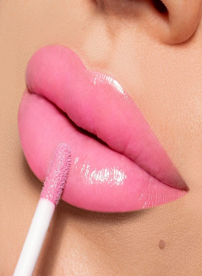 KAB Ultra-Luminous Tinted Lip Gloss - Richly Pigmented, Cupcake-Flavored Lip Gloss in Handpicked Shades like Lollipop - Cruelty-Free Long-Lasting Lip Gloss Color with Doefoot Applicator - Image 1