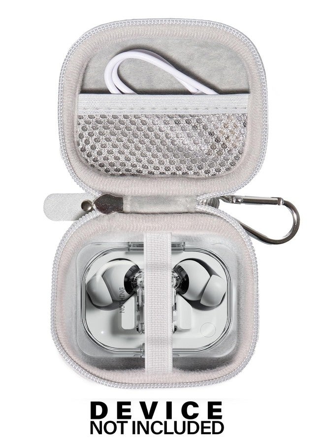 CaseSack حافظة CaseSack لسماعات Nothing Ear (a) اللاسلكية مع تكامل ChatGPT (بيضاء) - Image 3