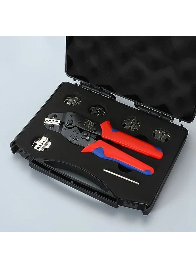 SN58B 5 Set 19 05cm Manual Crimping Pliers Carbon Steel Tool with Storage Box - Image 1