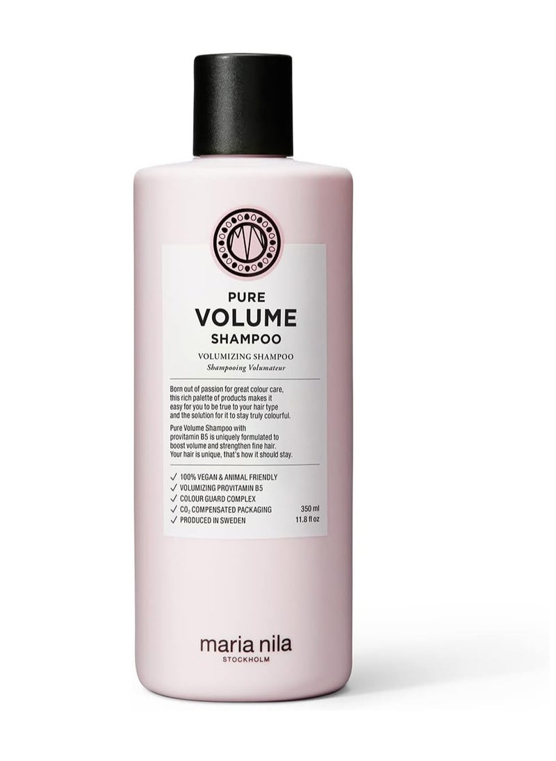 Maria Nila Pure Volume Vitamin B5 Gives Volume to Thin and Fine Hair 100 Vegan and Sulfate Paraben free  - Image 1