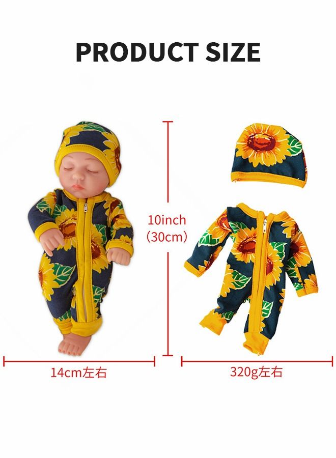 GROIC Reborn Baby Dolls,30cm Real Life Soft PVC Sleep Newborn Doll with Clothes for Kids Toy,Pretend to Play Toys,Role Playing Toys - Image 2