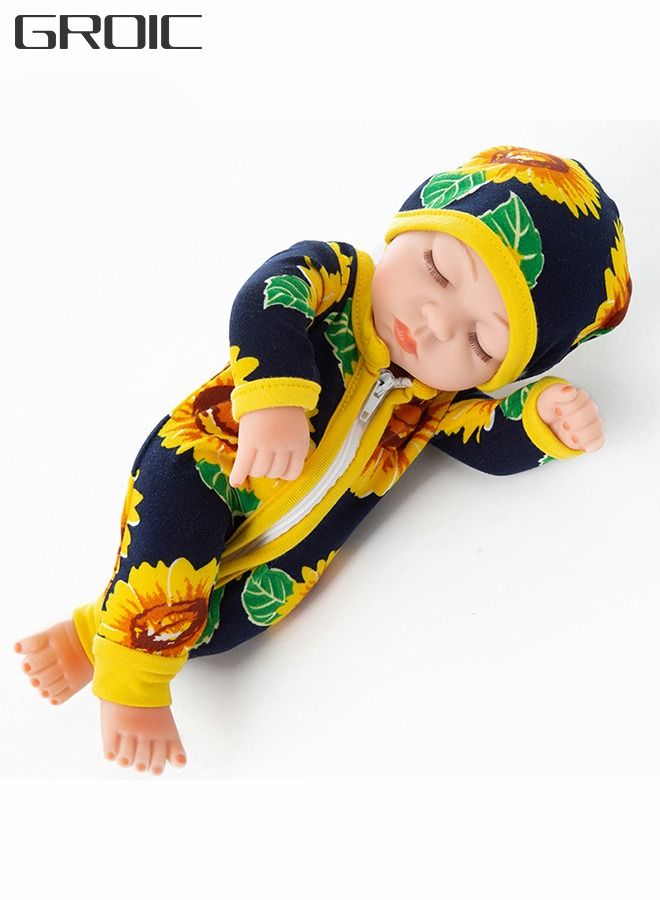 GROIC Reborn Baby Dolls,30cm Real Life Soft PVC Sleep Newborn Doll with Clothes for Kids Toy,Pretend to Play Toys,Role Playing Toys - Image 1