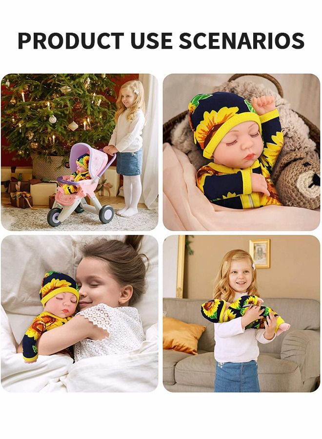GROIC Reborn Baby Dolls,30cm Real Life Soft PVC Sleep Newborn Doll with Clothes for Kids Toy,Pretend to Play Toys,Role Playing Toys - Image 4