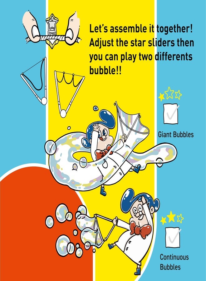 Uncle Bubble Giant Wizard | Double Bubble Fun with Giant Bubble Wands | Includes Wand & Concentrated Bubble Solution | Outdoor Toys for Kids & Families - Image 2