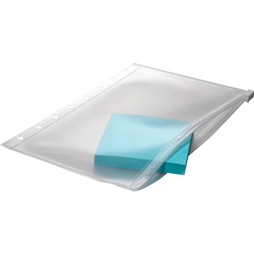 Staples 321296 Arc System Poly Zip Pockets Clear 5-1/2-Inch X 8-1/2-Inch - Image 4