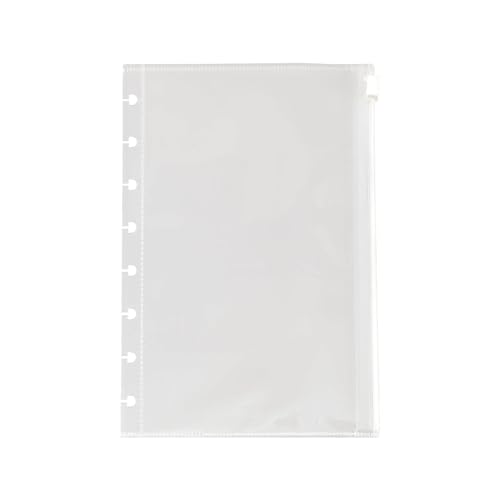 Staples 321296 Arc System Poly Zip Pockets Clear 5-1/2-Inch X 8-1/2-Inch - Image 1
