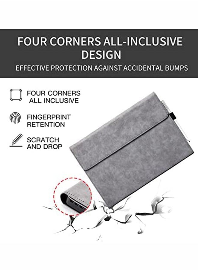 Arabest - Protective Case for Microsoft Surface Pro 8 Tablet, Compatible with Type Cover Keyboard, Business Cover with Pen Holder Accessories, - Image 1
