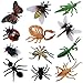 Morofme 12pcs Realistic Insect Toy Figures Fake Large Bug Lady Bug Dragonfly Butterfly Cake Topper Vivid Spider Mosquito Toys Praying Mantis Toy for Kids Birthday Party Favors Educational Projects - Image 2