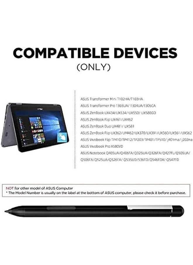 erorex - Stylus Pen For Asus Touchscreen Devices Active Digital Pen With Ultra Fine Tip 1024 Pressure Sensitivity Palm Rejection For Precision Drawing And Writing - Image 1