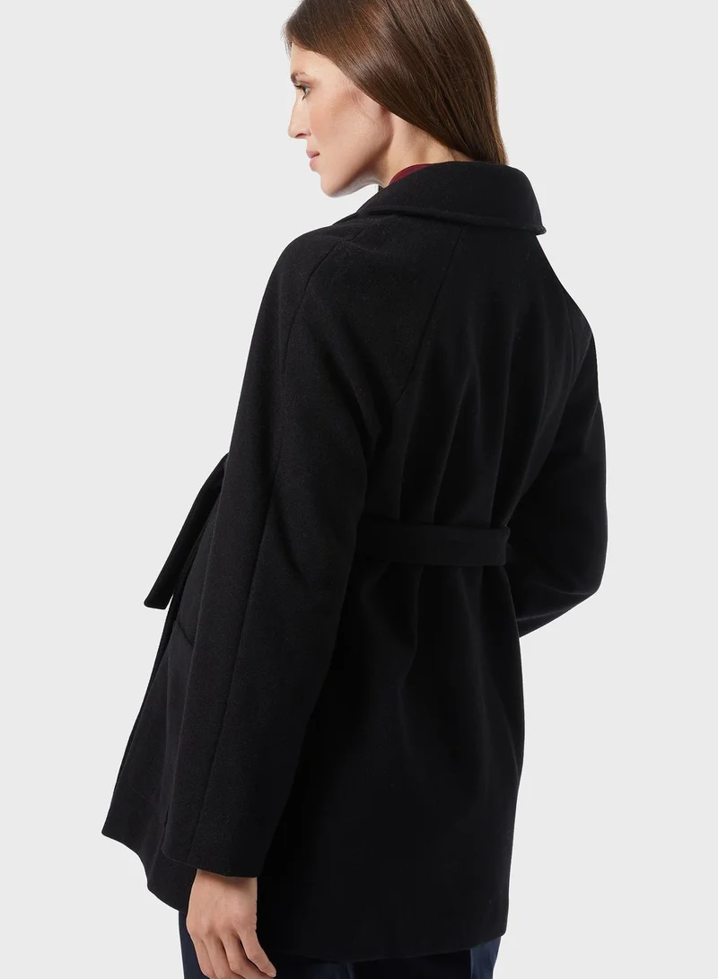 DOROTHY PERKINS Belted Wrap Coat