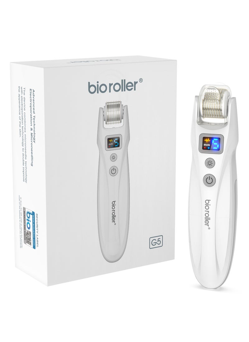Bio Roller G5 Microneedle Roller for Hair Growth & Face 0.25mm Micro Needling Roller 540 Microvibrations Care Skincare Tools  - Image 1