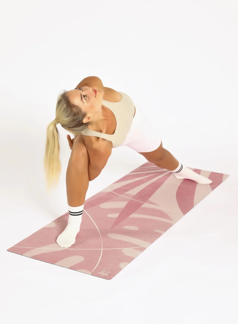 Prickly Pear Pear Wander Print Non-Slip Suede Top 1Mm Travel Yoga Mat - Lightweight And Portable