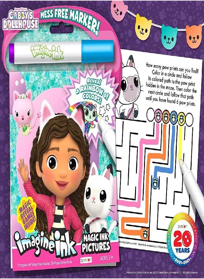 Bendon - Gabby's Dollhouse Coloring and Activity Books Bundle with Imagine Ink Coloring Book, Play Pack, Stickers, and More - Image 1