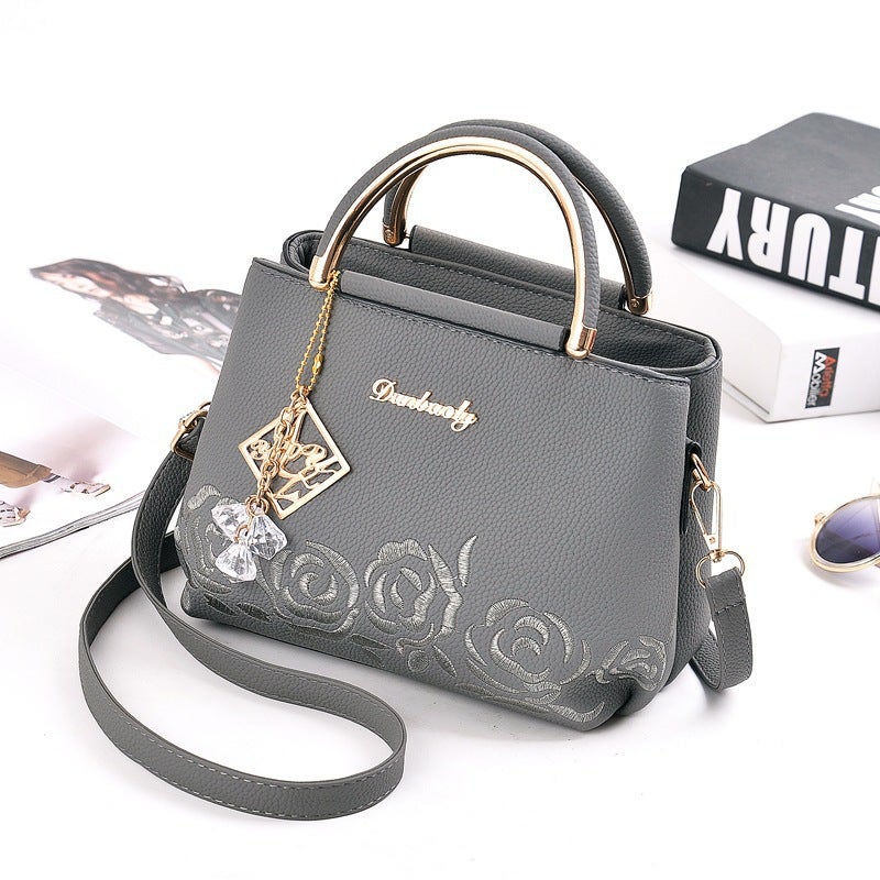 Women'S Bag 2022 New Arrival Small Bag Women'S Fashion Embroidered Women'S Bag Trendy Shoulder Crossbody Bag Portable Small Square Bag - Image 1
