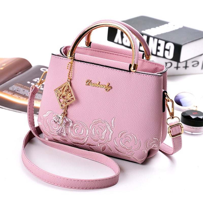 Women'S Bag 2022 New Arrival Small Bag Women'S Fashion Embroidered Women'S Bag Trendy Shoulder Crossbody Bag Portable Small Square Bag - Image 2