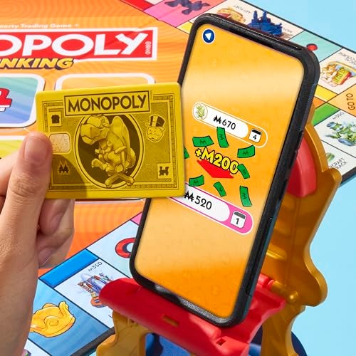 HASBRO - GAMING Monopoly App Banking Board Game | App-Enabled Game | Links to Smart Devices | Ages 8+ | 2 to 6 Players | 45 Mins. | Family Games for Kids - Image 5
