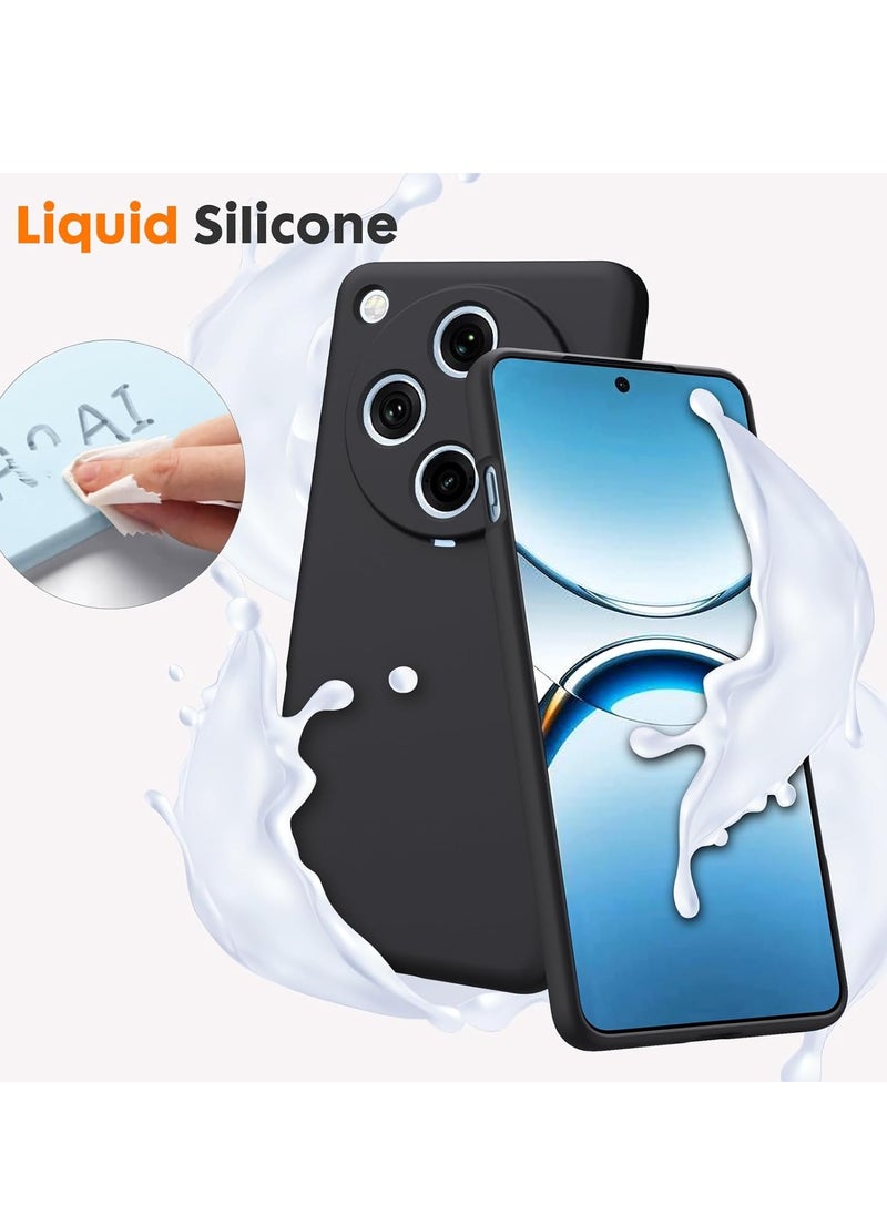 Generic Oppo Find X8 Pro 5G Case Cover Soft Silicone With Microfibre Lining Case Anti-Scratch Shockproof Protective Cover For OPPO Find X8 Pro 5G 6.7-inch  - Image 2
