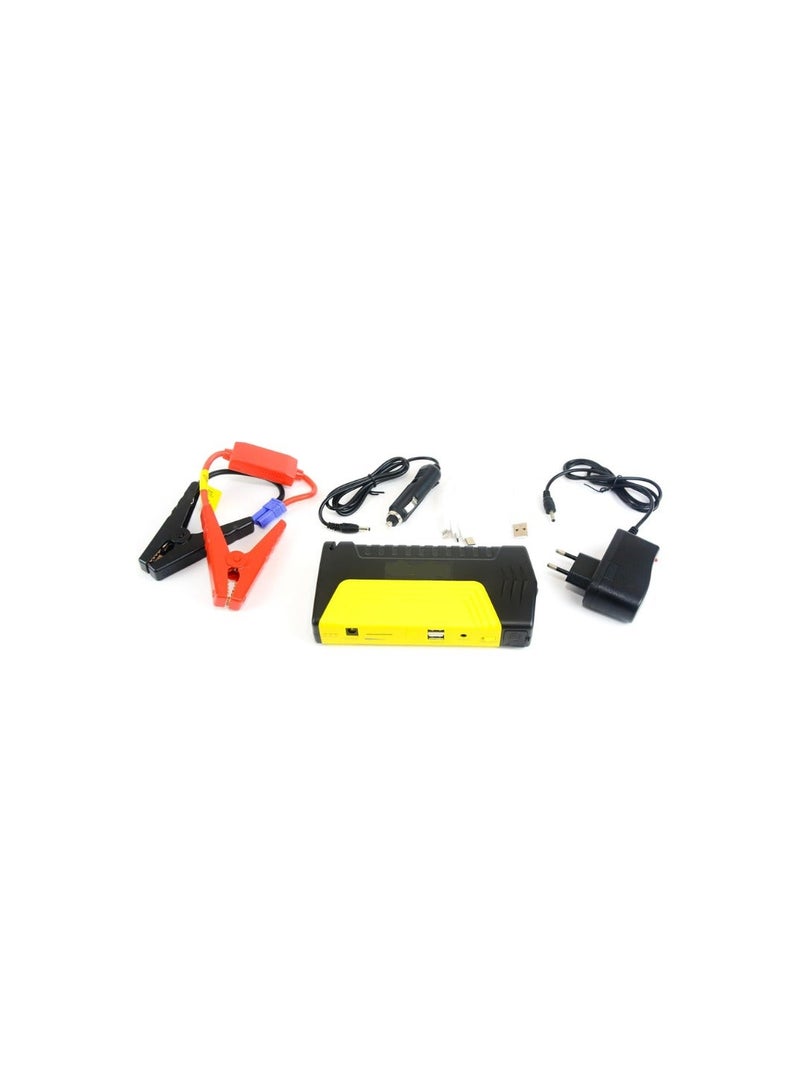 19V 50W Portable Car Jump Starter with 898,000mAh Supercapacitor - Extremely Safe with Carrying Case - Image 1