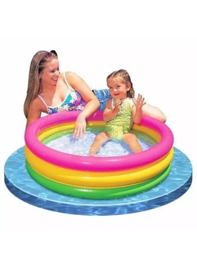 Intex Sunset Glow Baby Pool- Multicolor with Size 61 X 22cm - Image 2
