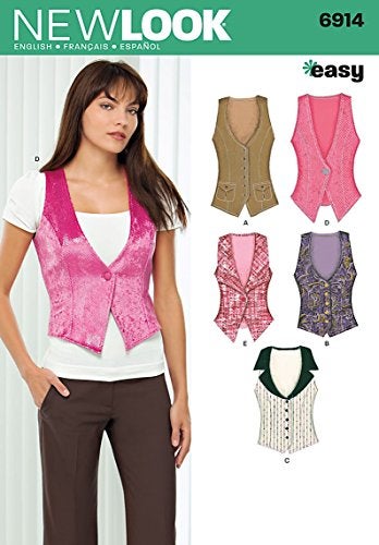 New Look Sewing Pattern 6914 Misses Tops, Size A (4-6-8-10-12-14-16) - Image 1