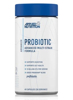 Applied Nutrition Vegan Probiotics Advanced Multi Strain (60 Capsules)  - Image 1