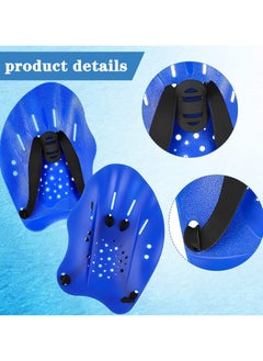 GNAFOTU Hand Paddle, Swimming Paddle, Swimming Training Paddle, Water Gloves to Help Upper Body Resistance, Adjustable Swimming Paddle, Adult Unisex Technical Paddle, Swimming Paddle  - Image 2