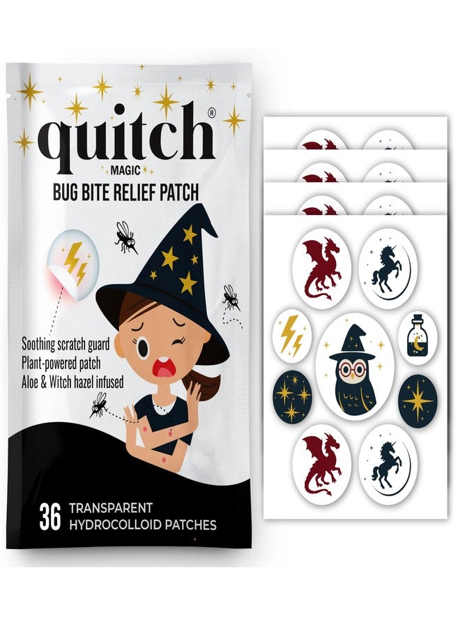 quitch Mosquito Bite Relief Magic Theme Patches, Bug Bite Anti Itch Cream Alternative for Kids and Baby, Insect Bite Relief, After Bite Relief, Travel Essential for Summer Camp, Cruise and Outdoors - Image 1