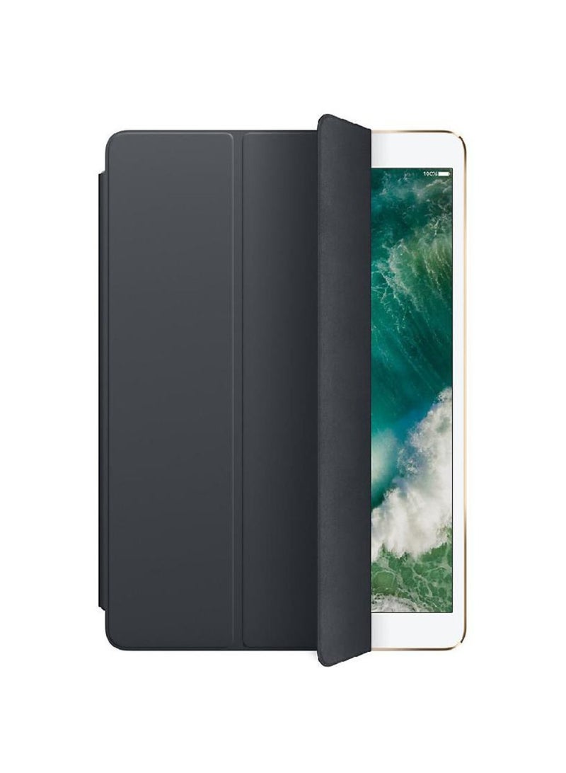 AKSESORY iPad 9th Gen Case 10.2" Black – Slim Shockproof PU Plastic Protective Cover with Stand, Precise Cutouts, Durable Tablet Case - Image 1