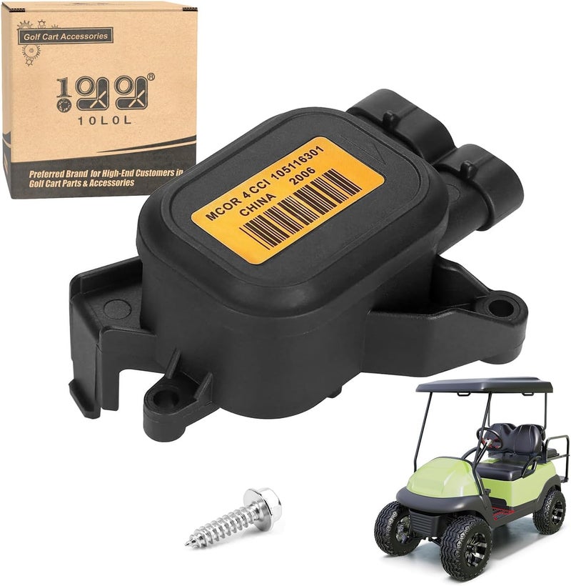 10L0L MCOR 4 Throttle Potentiometer for Club Car DS & Precedent 2012-up Golf Cart, Replaces OEM# 105116301, 103850401(MCOR 3) - Image 1
