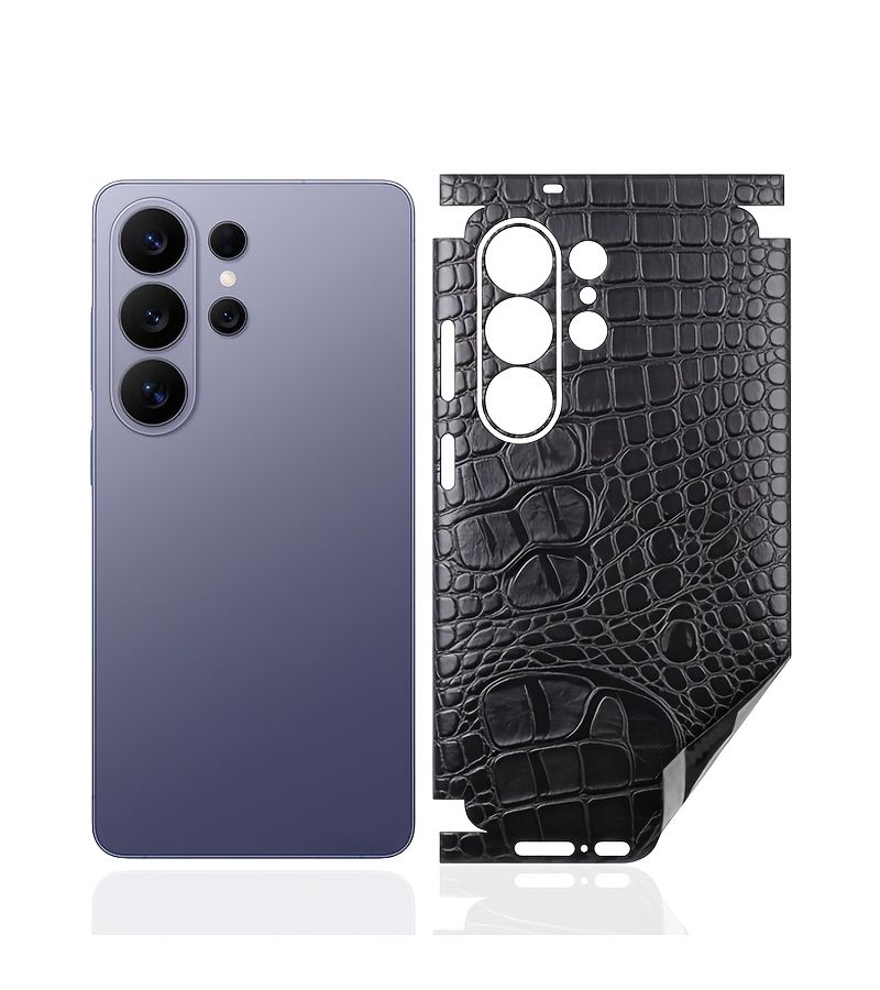2PCS Galaxy S26 Crocodile Pattern Phone Back Film Screen Protector For Samsung S26 Plus - Image 2
